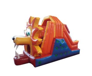 MINI TOBOGÃ ESCALADA LEÃO - Bilam Brinquedos Infláveis